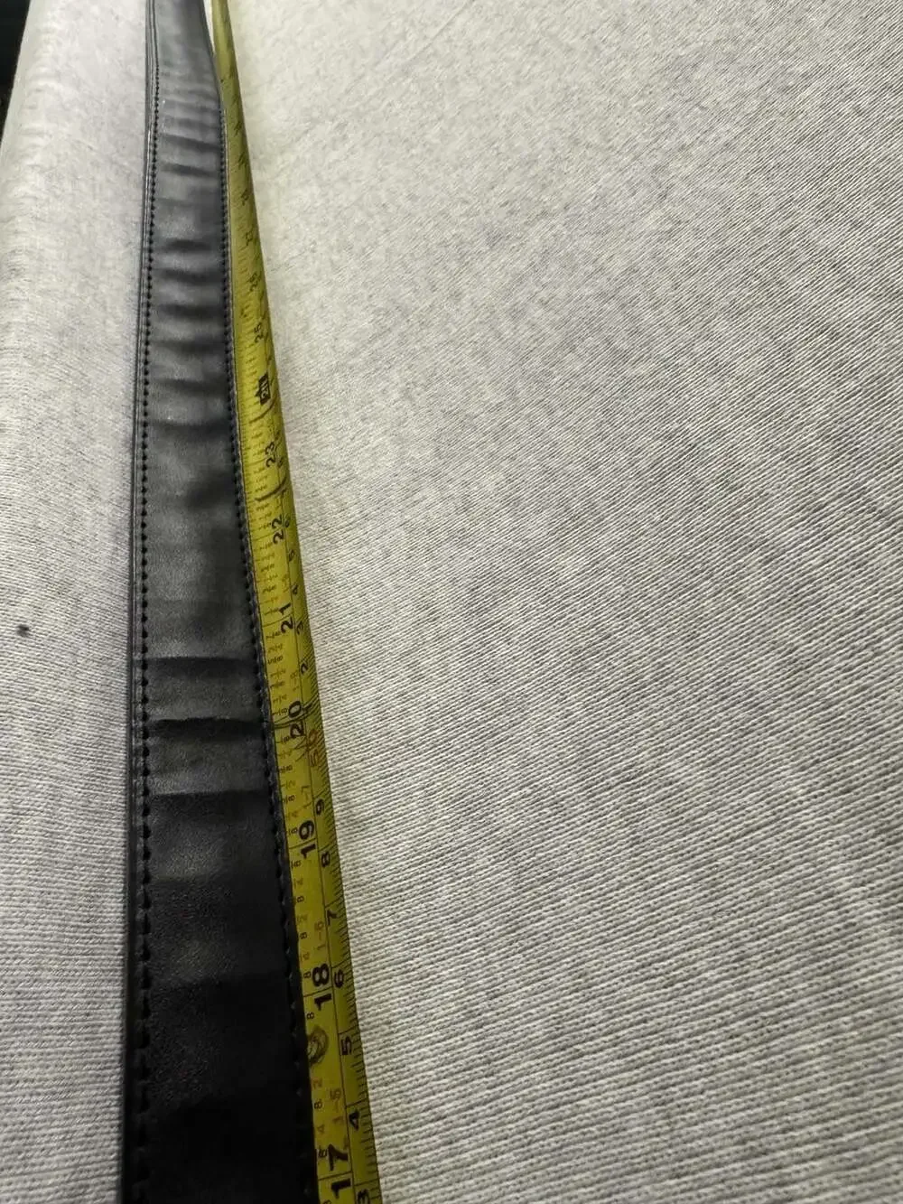DG Embellished Black Leather Belt